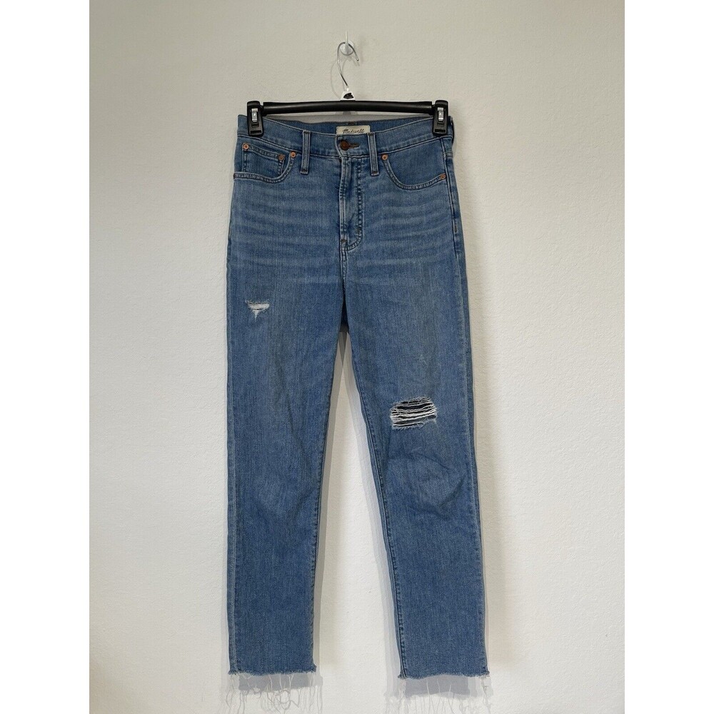 Madewell Jeans Adult‎ Size 26 Blue The Perfect Vintage Jean Distressed Womens
